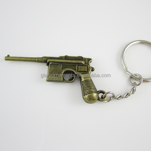 Porte-clés, <span class=keywords><strong>arme</strong></span> en métal, réplique d'<span class=keywords><strong>arme</strong></span>, haute qualité - Product Image 1