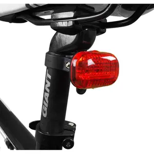 CE、ROHS承認3 LEDレッドリアバイク自転車テールライトマウンテンバイクアクセサリーLEDランプサイクル用