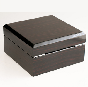 लक्जरी काले उच्च चमकदार Lacquered फैशन लकड़ी भंडारण बॉक्स के लिए गहने कंगन घड़ी के साथ कुंजी - Product Image 6