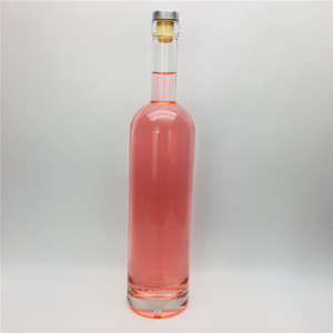 फैंसी पारदर्शी क्रिस्टल बोटेलस डे विडीयो 750 मिली 75cl शराब की बोतल - Product Image 2