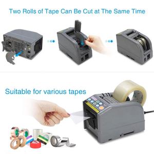 Distributeur automatique de ruban adhésif électrique KNOKOO ZCUT-9, antistatique, ABS, 6 longueurs, fonction mémoire, textiles, papier et cartons en plastique - Product Image 4