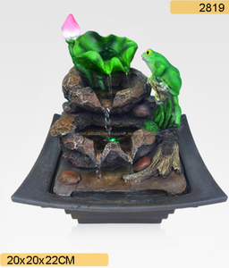 Grande Gnome Cascada de Resina Al Aire Libre Mesa Decoración Fuente de Agua - Product Image 1