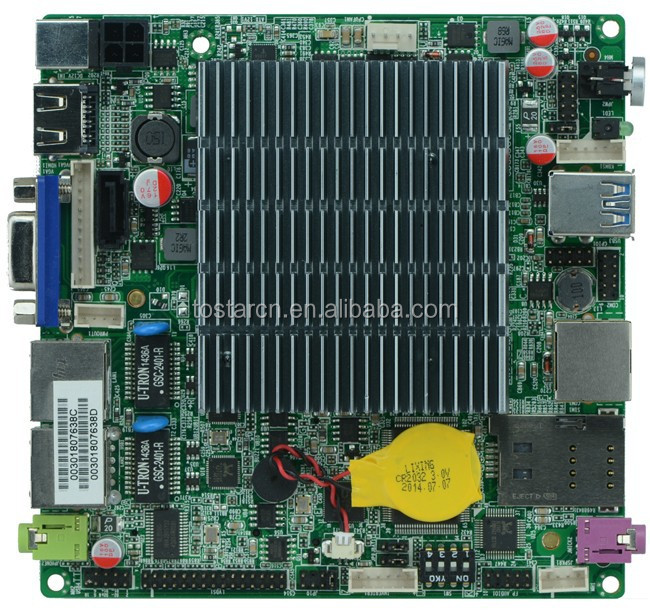 J1900 Материнская Плата процессора, Dual Lan Плата Bay trail Питания ПОСТОЯННОГО ТОКА, Мини-PCIE