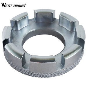 WEST BIKING-<span class=keywords><strong>Kit</strong></span> d'outils de réparation pour vélo, outil de réglage de jante de <span class=keywords><strong>roue</strong></span> portable, outil en acier, pour VTT et route - Product Image 2