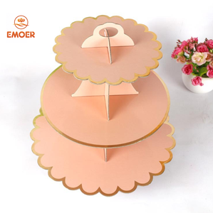 Espositore <span class=keywords><strong>per</strong></span> Torte a 3 Livelli, Rotondo, Pieghevole, Ecologico, in Plastica, <span class=keywords><strong>Fai</strong></span>-<span class=keywords><strong>da</strong></span>-<span class=keywords><strong>Te</strong></span> <span class=keywords><strong>per</strong></span> Feste - Product Image 6