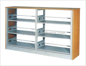 De un <span class=keywords><strong>pilar</strong></span> MDF/Contrachapado de doble columna de acero uso librería estantería estantería para la <span class=keywords><strong>biblioteca</strong></span> - Product Image 3