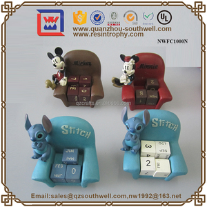 Personalizada Hecha A Mano Se Puede Pintar de Personaje de Dibujos Animados Figurines Agradable Bailarina En La Silla Estatuas - Product Image 1