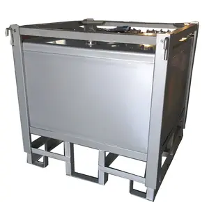 Wanlong aço inoxidável IBC tanque 1000 litros de armazenamento químico tote food grade tanque recipiente