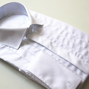 <span class=keywords><strong>Camicie</strong></span> da uomo in cotone 100% <span class=keywords><strong>camicie</strong></span> da smoking di puro bianco - Product Image 4