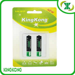 ถ่านไฟฉายคิงคอง ซิงค์คาร์บอน R03p 1.5v Um-4 AAA แบบแห้ง - Product Image 3