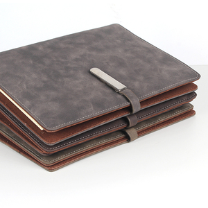 Huahao Brand Custom <strong>Portfolio</strong> Loose-leaf Binder Pu Leather A5 Office Stationery Notebook <strong>Portfolio</strong> <strong>Folder</strong> - Product Image 3