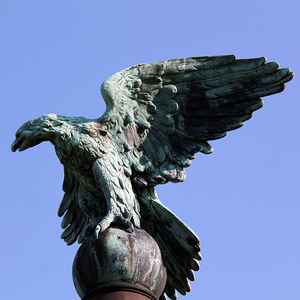 Di grandi dimensioni fusione di bronzo animale aquila <span class=keywords><strong>avvoltoio</strong></span> scultura per esterno - Product Image 1