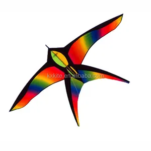 Enkele Lijn Regenboog Vogel Kite Van Weifang China