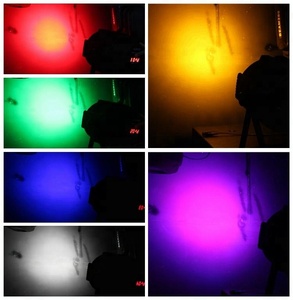 Precio de Fábrica Mini Foco LED Par Can 6 en 1 RGBWA UV de 18x18W de Alta Intensidad con Variedad de Colores para Escenarios, Hoteles, Bares, Bodas y DJ - Product Image 5