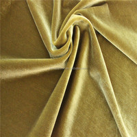Tissu en velours de soie Micro et brillant, 1 pièce, pour la fabrication de robe