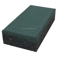 Tapis de sol en caoutchouc balistique pour stand de tir, certifié CE, forme emboîtable, épaisseur 50/100/200 mm, résistant au feu