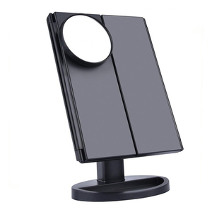 New Arrival Trifold Foldable 22 Pcs <strong>Lights</strong> Makeup <strong>Mirror</strong> 2X/3X/<strong>10X</strong> <strong>Magnifying</strong> Touch Screen LED Vanity <strong>Mirror</strong> - Product Image 5