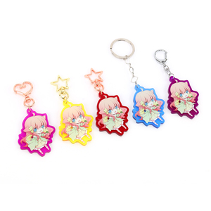 Bán Hot VOGRACE Giá Rẻ OEM In Tùy Chỉnh Acrylic Móc Khóa Bán Buôn Acrylic Phim Hoạt Hình Hai Mặt In Ấn Long Lanh Epoxy K - Product Image 5