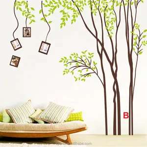 large size vinyl Tree Wall Stickers for bedroom decor / waterproof PVC Sticker of tree