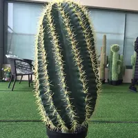 TH-20 Artificiale barile d'oro cactus deserto floreale piante succulente per la casa ufficio decorazione