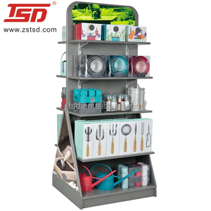 Espositore da Pavimento per Negozi al Dettaglio, Pannello Espositivo per Utensili Elettrici, Scaffale per Esposizione Attrezzi Manuali - Product Image 3