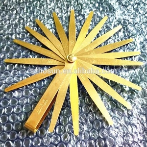 अच्छी गुणवत्ता पीतल मूंछ गेजिस 100mm लंबाई पीतल खाई गेज <span class=keywords><strong>20</strong></span> ब्लेड/सेट - Product Image 4