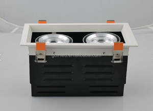 DALI-lámpara halógena de <span class=keywords><strong>techo</strong></span> para parrilla, foco LED COB de 80W para parrilla empotrada, 400W - Product Image 4