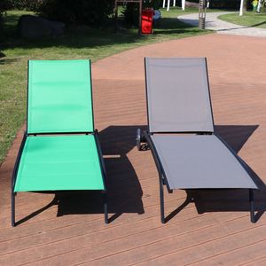 <span class=keywords><strong>Tumbonas</strong></span> para exterior, muebles de Patio, para piscina, lateral de <span class=keywords><strong>aluminio</strong></span>, <span class=keywords><strong>con</strong></span> <span class=keywords><strong>ruedas</strong></span>, color gris - Product Image 3