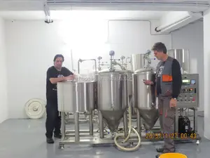 OEM hizmet 3mm kalınlığı çelik bira brewhouse ekipmanları