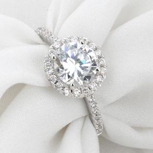 Mode <span class=keywords><strong>Super</strong></span> Flash Zircon Bague Couleur Or Rose Fait avec de Véritables Cristaux Autrichiens Tailles Complètes En Gros R319 R320 - Product Image 4