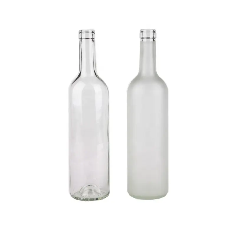 फैंसी शीर्ष ग्रेड 750ml बोर्डो कांच की बोतल के लिए शराब
