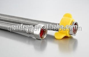 Doppia testa in acciaio inox tubo flessibile intrecciato, s. S lavello tubo flessibile, acciaio inossidabile intrecciato, cina continentale, iso9001 approvati - Product Image 4