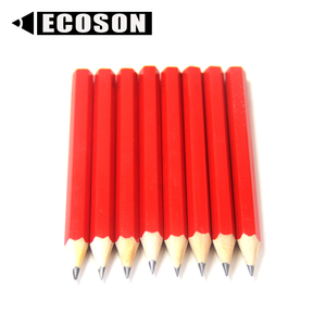 Mẫu Miễn Phí Bán Buôn Số Lượng Lớn Mini Bằng Gỗ 3.5 "#2 HB Lõi Than Chì Mềm Hình Lục Giác Được Mài Một Nửa Nhỏ Giá Rẻ Golf Bút Chì - Product Image 2