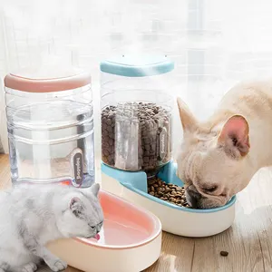제조 업체 도매 애완 동물 공급 식품 피더 자동 개 물 디스펜서