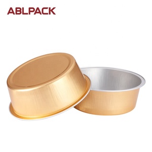 ABLPACK Récipients alimentaires jetables en <span class=keywords><strong>aluminium</strong></span> pour micro-ondes 150ml Tasses de cuisson en <span class=keywords><strong>aluminium</strong></span> pour <span class=keywords><strong>emballage</strong></span> <span class=keywords><strong>alimentaire</strong></span> - Product Image 5