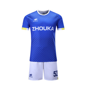 Zhouka venta barato azul de la Copa del Mundo de fútbol Jersey - Product Image 1