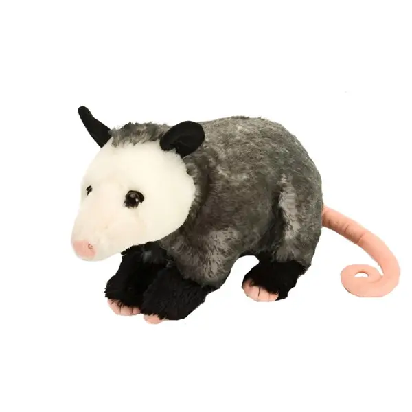 wholesale stuffed plush material opossum toy