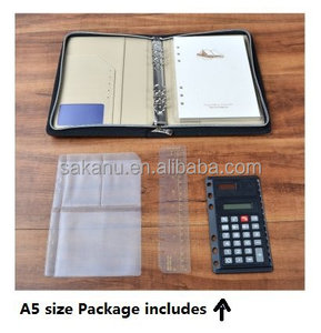 Các Loại Màu <span class=keywords><strong>A5</strong></span> Da PU Chương Trình Nghị Sự Tổ Chức <span class=keywords><strong>Zipper</strong></span> Binder Danh Mục Đầu Tư Có Khóa Kéo - Product Image 5