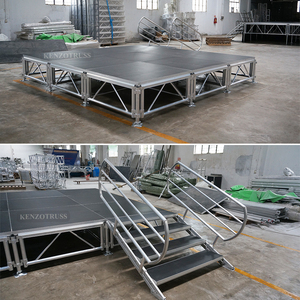 Xách tay Lắp Ráp Nền Tảng Di Chuyển Ánh Sáng T-hình dạng Sân Khấu Cho Chương Trình - Product Image 6