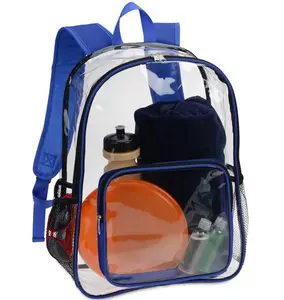 Wholesale Custom Print Outdoor Clear Pvc Plastic Backpack