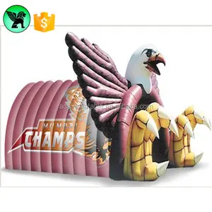 Basketball Sports Animal Inflatable Event Eagle Birds Tunnel For Advertising Sale A386