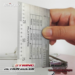 Règle de jeu de notes pour guitare, outil de jauge, d'origine, cordes <span class=keywords><strong>Baroque</strong></span>, en/mm - Product Image 4
