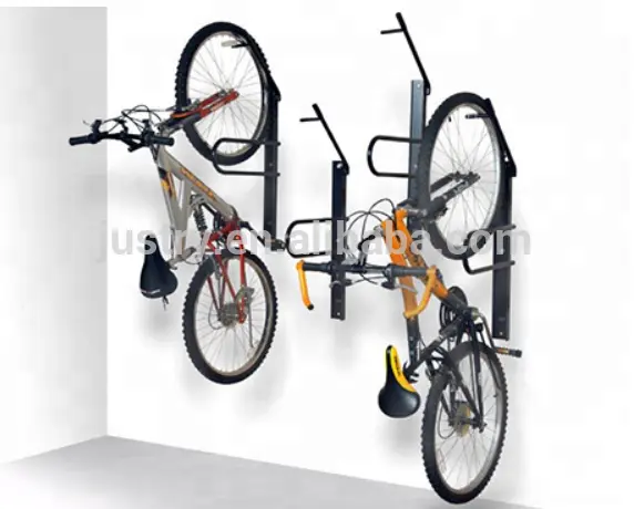 Bike Rack Wall Mounted Vertical Bike Storage Rack For Garage Parking Stand