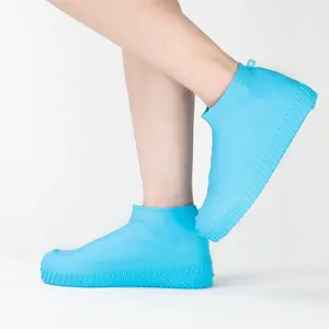 Cubiertas de silicona para lluvia, cubiertas reutilizables para zapatos, directo de fábrica