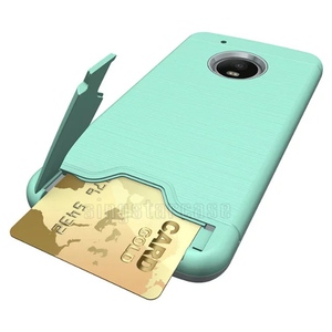 Cover Posteriore con Porta Carte <span class=keywords><strong>di</strong></span> Credito a Scomparsa per Motorola Moto G5 Plus - Product Image 5