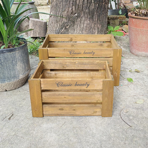 Custom Wooden <strong>Crates</strong> for Fruit and Vegetable Promotion Storage <strong>Crate</strong> Box for Milk and <strong>Beer</strong> Bottles - Product Image 3