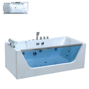 Bon <span class=keywords><strong>prix</strong></span> verre écran de baignoire de massage acrylique bain à remous jacuzzi baignoire avec douche - Product Image 5