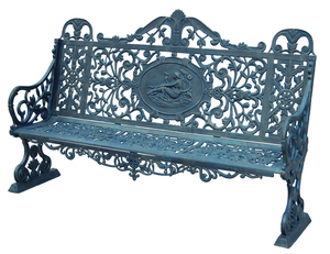 Commercio Assurance Mobili da giardino moderna panchina, antico ghisa panchina - Product Image 6