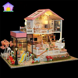 Assembled diy construction kits wooden handmade gift decorative toys