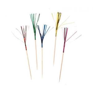 Jimao الجملة المتاح خشبية الزخرفية مظلة يختار الألعاب النارية يختار الطعام - Product Image 4